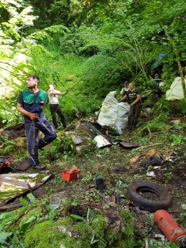 Sanacija črnega odlagališča – Banova jama 095